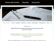 Tablet Screenshot of michelealdinkushner.com